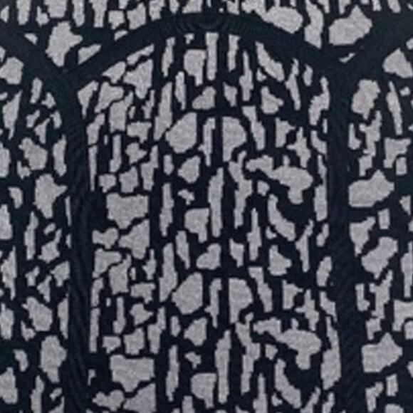 Carmen Marc Valvo Black/Gray Top | Size XS - Picture 3 of 6